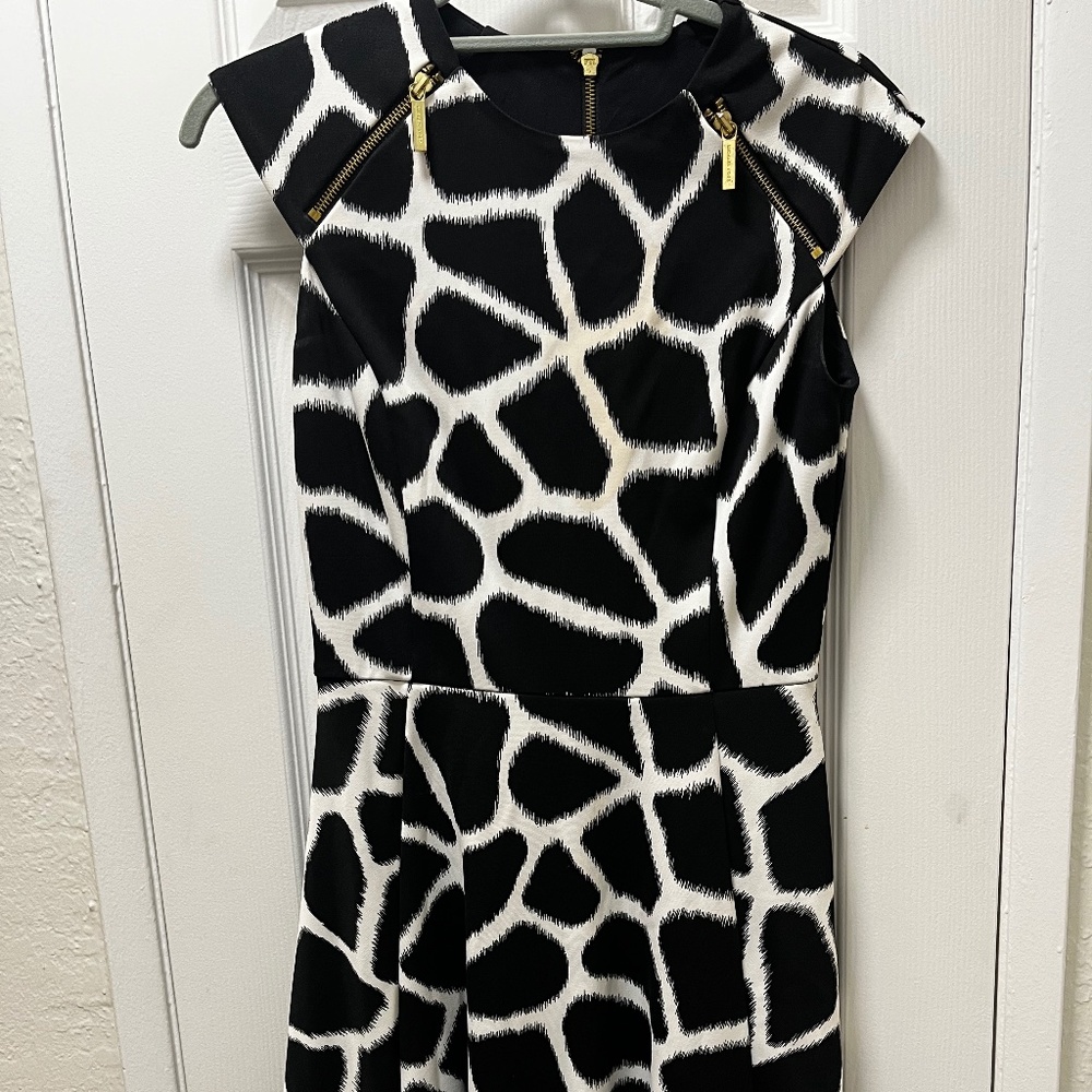 Michael by Michael Kors Zebra Print Dress
